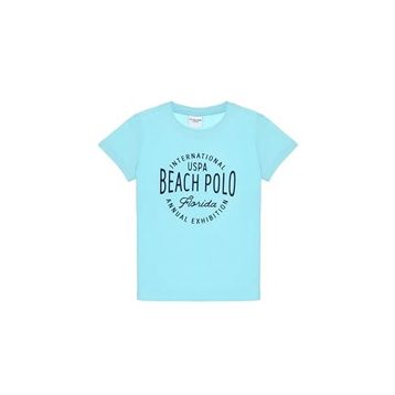 U.S. Polo Assn. 50307129-VR007 Aqua Erkek Çocuk T-shirt