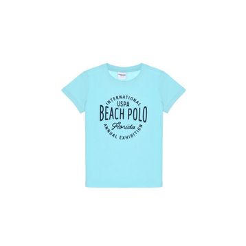 U.S. Polo Assn. 50307129-VR007 Aqua Erkek Çocuk T-shirt