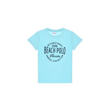 U.S. Polo Assn. 50307129-VR007 Aqua Erkek Çocuk T-shirt