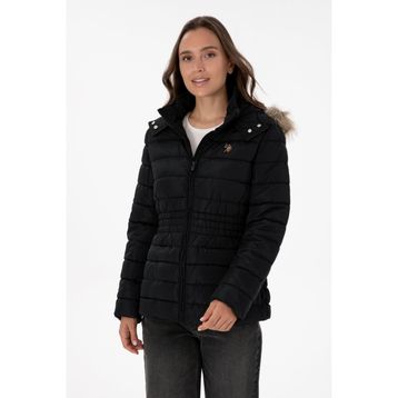 U.S. Polo Assn. 50308011-VR046 Siyah Kadın Mont