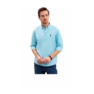 U.S Polo Assn. 50308596-VR024 Gri Erkek Gömlek