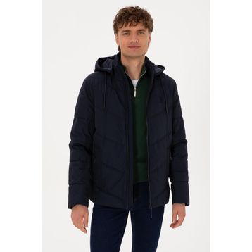 U.S. Polo Assn. 50310243-VR033 Lacivert Erkek Mont