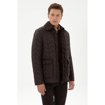U.S. Polo Assn. 50311624-VR084 Koyu Kahverengi Erkek Mont