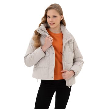U.S. Polo Assn. 50311990-VR049 Taş Kadın Mont