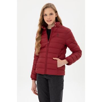 U.S. Polo Assn. 50312005-VR014 Bordo Kadın Mont