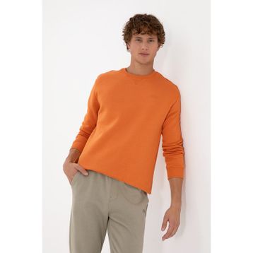 U.S. Polo Assn. 50313757-VR182 Bakır Erkek Sweatshirt