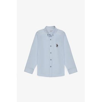 U.S. Polo Assn. 50320232-VR003 Açık Mavi Erkek Çocuk Gömlek