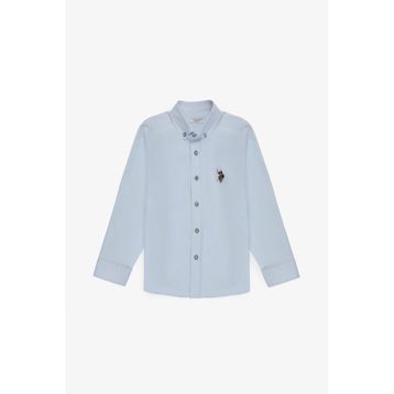 U.S. Polo Assn. 50320232-VR003 Açık Mavi Erkek Çocuk Gömlek