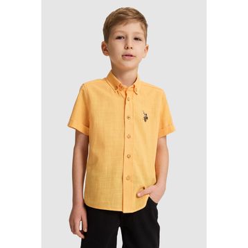 U.S. Polo Assn. 50320261-VR013 Beyaz Erkek Çocuk Gömlek