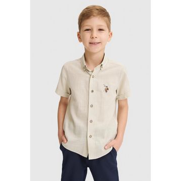 U.S. Polo Assn. 50320261-VR013 Beyaz Erkek Çocuk Gömlek