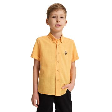 U.S. Polo Assn. 50320261-VR013 Beyaz Erkek Çocuk Gömlek