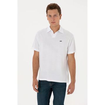 U.S. Polo Assn. 50324787-VR013 Beyaz Erkek Tişört