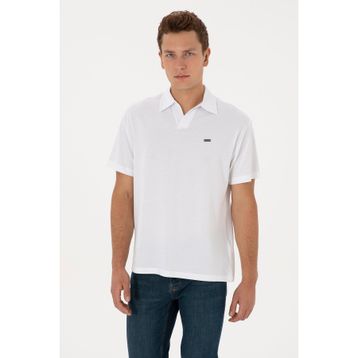 U.S. Polo Assn. 50324787-VR013 Beyaz Erkek Tişört