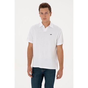 U.S. Polo Assn. 50324787-VR013 Beyaz Erkek Tişört
