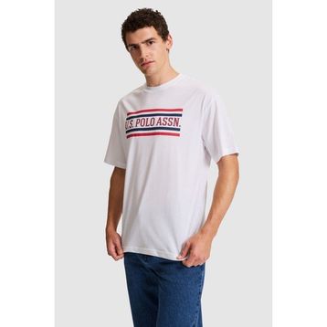 U.S. Polo Assn. 50327191-VR013 Beyaz Erkek Tişört