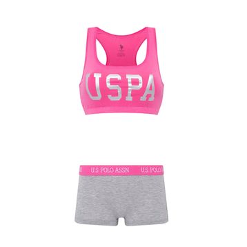 U.S Polo Assn 66255 USPA Kadın Büstiyer Şort Takımı