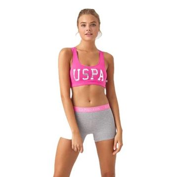 U.S Polo Assn 66255 USPA Kadın Büstiyer Şort Takımı