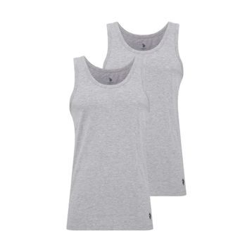 U.S. Polo Assn. 80189 Erkek 2'li Gri Melanj Atlet