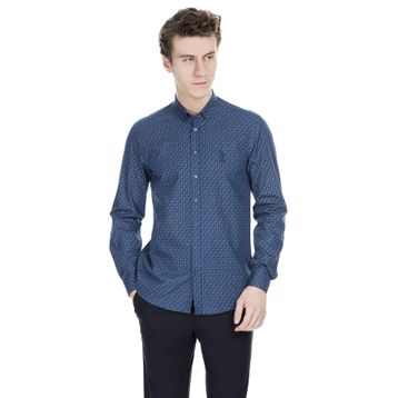 U.S. Polo Assn. G081GL004 Lacivert Erkek Gömlek