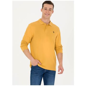 U.S. Polo Assn. GTP01SK023 Polo Yaka Hardal Erkek Sweatshirt