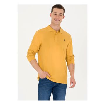 U.S. Polo Assn. GTP01SK023 Polo Yaka Hardal Erkek Sweatshirt