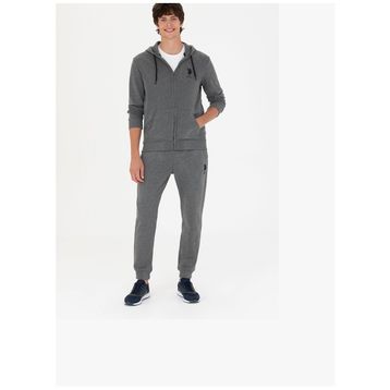 U.S. Polo Assn. HEROLDSK023 Normal Bel Slim Fit Antrasit Melanj Erkek Eşofman Altı