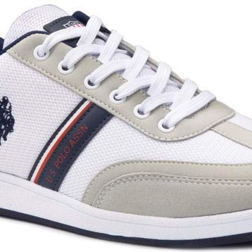 U.S. Polo Assn. Kares Beyaz 01Z Erkek Spor Ayakkabı