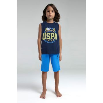 U.S. Polo Assn. Lacivert Erkek Çocuk Pijama Takımı
