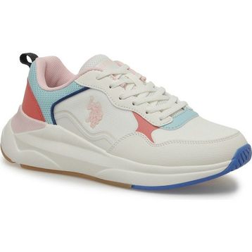 U.S. Polo Assn. Melinda 4FX Bej Açık Pembe Kadın Koşu Ayakkabısı