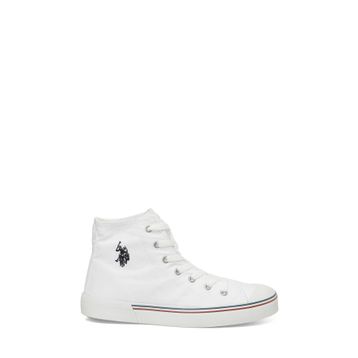 U.S. Polo Assn. Penelope High 5FX Beyaz Kadın Klasik Sneaker