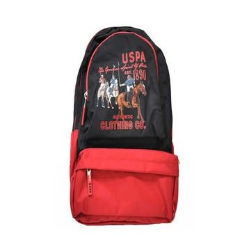 U.S. Polo Assn. PLÇAN22043 Siyah Kırmızı Erkek Çocuk Sırt Çantası