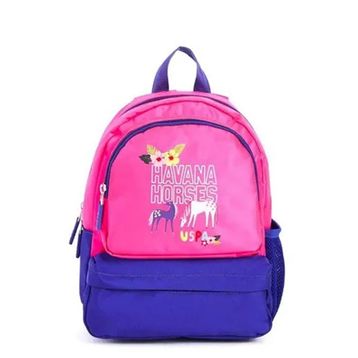 U.S. Polo Assn. PLÇAN22052 Pembe Mavi Kız Çocuk Sırt Çantası