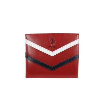 U.S. Polo Assn. PLCZ8418 Bordo Erkek Cüzdanı