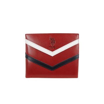U.S. Polo Assn. PLCZ8418 Bordo Erkek Cüzdanı