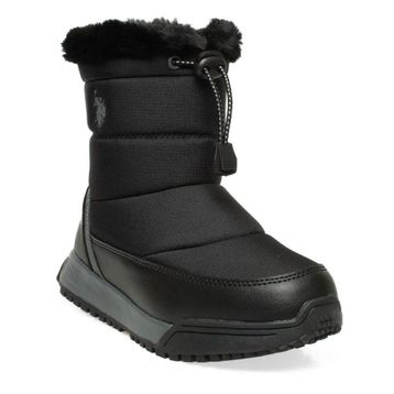 U.S. Polo Assn. Rainy 3PR HI Siyah Siyah Kadın Outdoor Bot