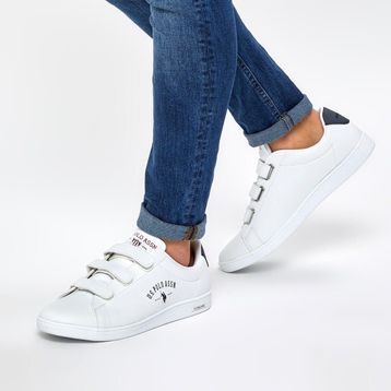 U.S Polo Assn. SINGER 9PR Beyaz Erkek Çocuk Sneaker Ayakkabı