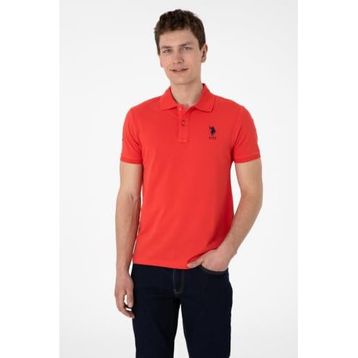 U.S. Polo Assn. Slim Fit Polo Yaka Kırmızı Erkek T-Shirt