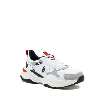 U.S. Polo Assn. Solidar 1PR Beyaz Erkek Sneaker