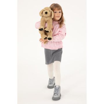 U.S. Polo Assn. Triko 50298585-VR086 Kız Çocuk Gri Melanj Etek