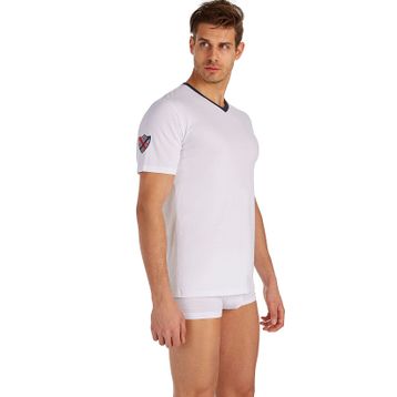U.S. Polo Assn. US-01-80151 Beyaz V Yaka Erkek T-Shirt