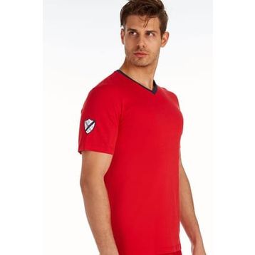 U.S. Polo Assn. US.01.80151 Kırmızı V Yaka Erkek T-Shirt