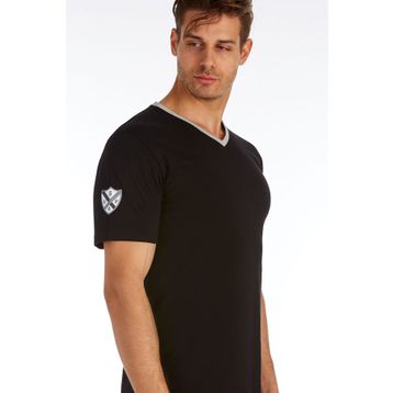 U.S. Polo Assn. US.01.80151 Siyah V Yaka Erkek T-Shirt