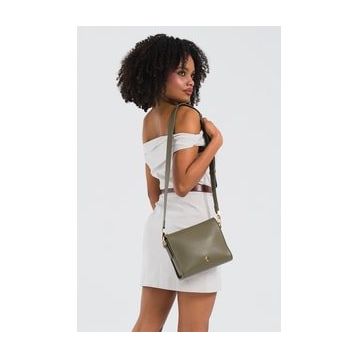U.S. Polo Assn. US25204 Haki Kadın Çapraz Askılı Çanta