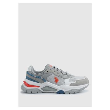 U.S. Polo Assn. Vincent 4FX Gri Erkek Klasik Sneaker