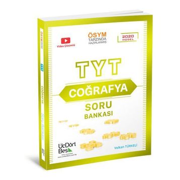Üç Dört Beş TYT Coğrafya Soru Bankası