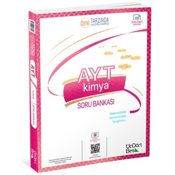 Üç Dört Beş Yayınları 2024 AYT Kimya Soru Bankası