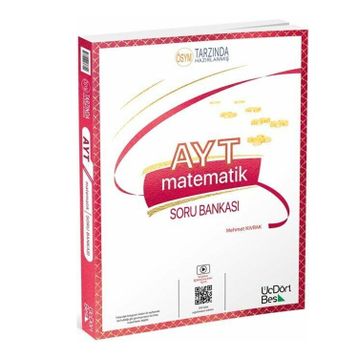 Üç Dört Beş Yayınları 2024 AYT Matematik Soru Bankası