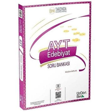 Üç Dört Beş Yayınları 2025 YKS AYT Edebiyat Soru Bankası