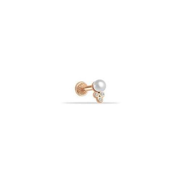 Üç Top Taşlı İncili Tragus Piercing