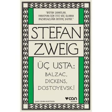 Üç Usta Balzac Dickens Dostoyevski - Stephan Zweig